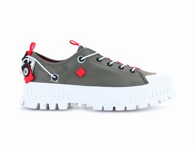 Zapatillas Palladium PALLASHOCK LO TICKET TO EARTH Hombre Verde | Costa Rica-87163